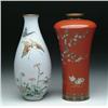 Image 1 : TWO JAPANESE CLOISONNE ENAMEL VASE