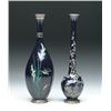 Image 1 : TWO JAPANESE CLOISONNE ENAMEL BUD VASES