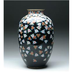 JAPANESE CLOISONNE ENAMEL VASE