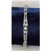 Image 1 : DIAMOND AND SAPPHIRE BRACELET