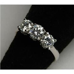 PLATINUM AND DIAMOND RING