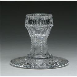 CUT GLASS PEDESTAL BASE