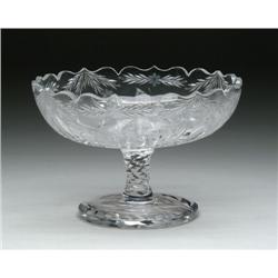 PAIRPOINT CUT GLASS COMPOTE