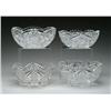 Image 1 : FOUR CUT GLASS BOWLS