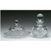 Image 1 : TWO CUT GLASS ITEMS