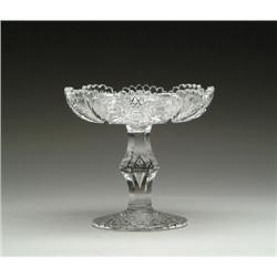 CUT GLASS COMPOTE