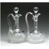 Image 1 : TWO CUT GLASS DECANTERS