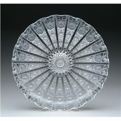 HAWKES CUT GLASS TRAY