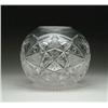 Image 1 : LARGE CUT GLASS ROSEBOWL