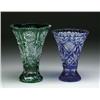 Image 1 : TWO CUT TO CLEAR VASES