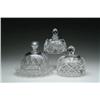 Image 1 : THREE CUT GLASS ITEMS