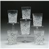 Image 1 : SIX CUT GLASS TUMBLERS