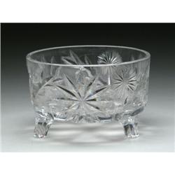 SIGNED LIBBEY CUT GLASS FERNERY