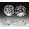Image 1 : FOUR CUT GLASS ITEMS