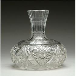 CUT GLASS WATER CARAFE