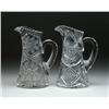 Image 1 : TWO CUT GLASS PITCHERS