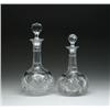 Image 1 : TWO CUT GLASS DECANTERS