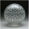Image 1 : CUT GLASS BALL SHADE