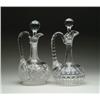 Image 1 : TWO CUT GLASS DECANTERS