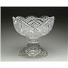 Image 1 : TWO PIECE CUT GLASS PUNCHBOWL