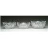 Image 1 : THREE CUT GLASS BOWLS