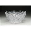 Image 1 : CUT GLASS PUNCHBOWL