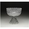 Image 1 : TWO PIECE CUT GLASS PUNCHBOWL