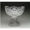 Image 1 : TWO PIECE CUT GLASS PUNCHBOWL