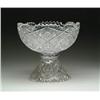 Image 1 : TWO PIECE CUT GLASS PUNCHBOWL