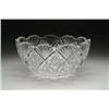 Image 1 : CUT GLASS PUNCHBOWL