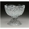 Image 1 : TWO PIECE CUT GLASS PUNCHBOWL
