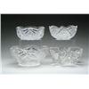 Image 1 : FOUR CUT GLASS BOWLS