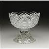 Image 1 : TWO PIECE CUT GLASS PUNCHBOWL