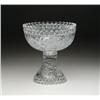 Image 1 : TWO PIECE CUT GLASS PUNCHBOWL