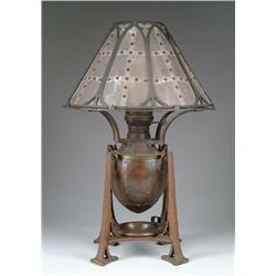 ARTS and CRAFTS OIL LAMP