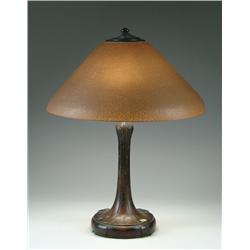 HANDEL CHIPPED ICE TABLE LAMP