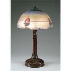 NAUTICAL REVERSE PAINTED LAMP