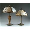 Image 1 : TWO BENT PANEL TABLE LAMPS