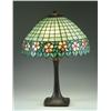 Image 1 : LEADED GLASS TABLE LAMP