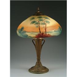 REVERSE PAINTED TABLE LAMP