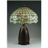 Image 1 : LEADED GLASS TABLE LAMP