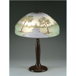 REVERSE PAINTED LAMP