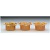 Image 1 : THREE ART GLASS SALTS
