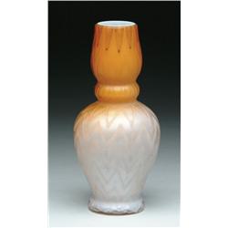 MOP SATIN GLASS VASE