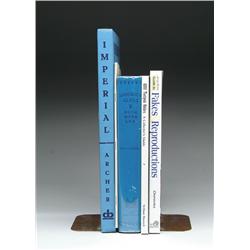 TWENTY-EIGHT GLASS REFERENCE BOOKS