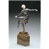 Image 1 : ART DECO BRONZE/IVORY DANCER