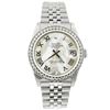 Image 1 : Rolex Ladies Datejust 18KT Yellow Gold & Steel 31mm MOP Roman Diamond Dial Watch