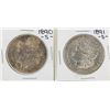 Image 1 : Lot of 1890-S & 1891-S $1 Morgan Silver Dollar Coins