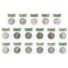 Image 1 : Set of 1986-2002 $ American Silver Eagle Coins ICG MS69