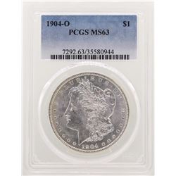 1904-O $1 Morgan Silver Dollar Coin PCGS MS63